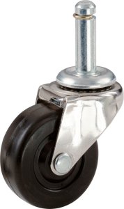 (image for) 2-1/2 in. Dia. Swivel Rubber Caster 85 lb. 1 pk
