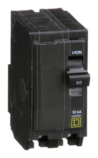 (image for) QO 50 amps Plug In 2-Pole Circuit Breaker