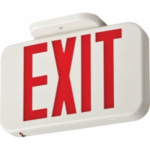 (image for) Contractor Select Switch Hardwired LED White Exit Sign