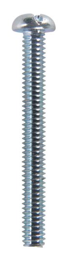 (image for) No. 8-32 x 1-1/2 in. L Combination Round Head Zinc-Plate