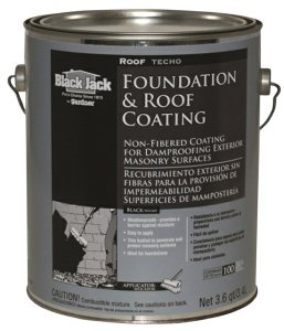 (image for) Black Jack Gloss Black Asphalt Roof Coating 1 gal