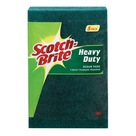 (image for) Scotch-Brite Heavy Duty Scouring Pad For Pots and Pans 6 in. L 8