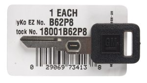 (image for) KEY GM VATS #8 B62P SNGL