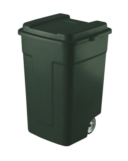 (image for) Roughneck 50 gal. Plastic Wheeled Garbage Can Lid Inc