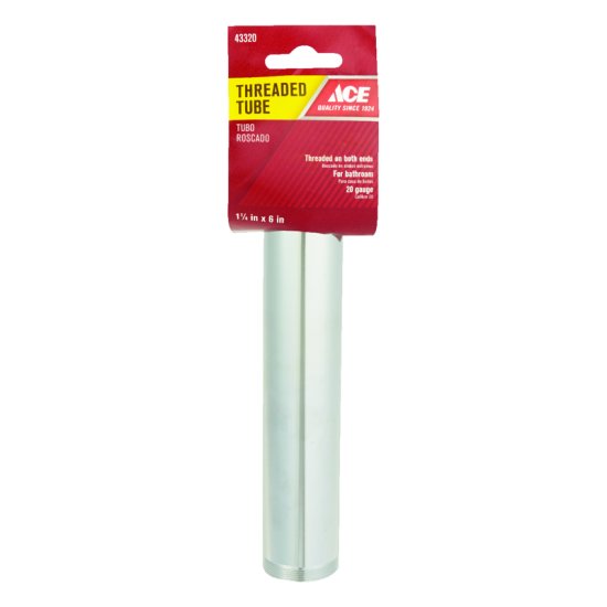 (image for) 1-1/4 in. Dia. x 6 in. L Brass Extension Tube