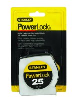(image for) PowerLock 25 ft. L x 1 in. W Tape Measure Silver 1 pk