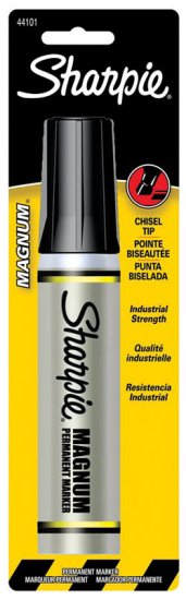 (image for) Magnum Black Chisel Tip Permanent Marker 1 pk