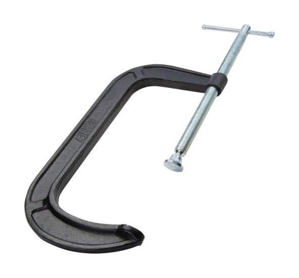 (image for) 8.25 in. x 4 in. D Adjustable C-Clamp 1800 lb. 1 pc.