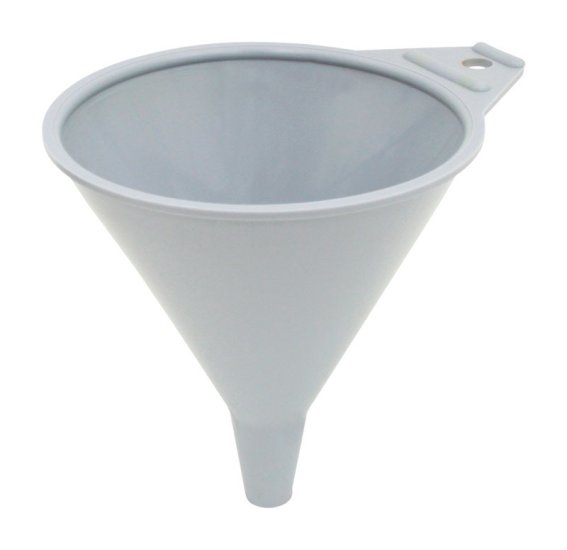 (image for) Gray Plastic 8 oz. Funnel