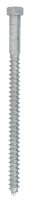 (image for) 3/8 in. x 6 in. L Hex Hot Dipped Galvanized Steel Lag Sc