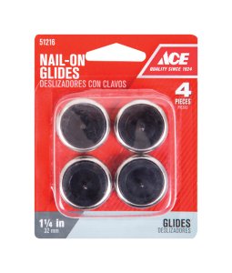 (image for) Silver 1.25 in. Nail-On Nickel/Nylon Chai