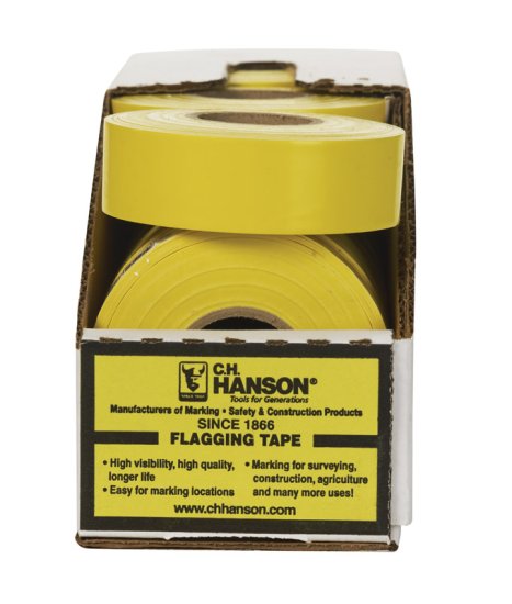 (image for) 300 ft. L x 1.2 in. W Plastic Flagging Tape Yellow
