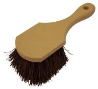 (image for) UTILITY SCRUB 8-1/2" BROWN POLY