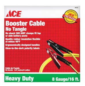 (image for) 16 ft. 8 Ga. Jumper Cable 275 amps