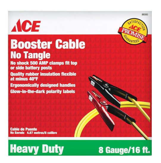 (image for) 16 ft. 8 Ga. Jumper Cable 275 amps