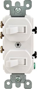 (image for) 15 amps Single Pole or 3-way Duplex Combination Switch W