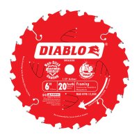 (image for) Diablo 6 in. Dia. x 1/2 in. Carbide Tip Metal Framing Blade 20 t