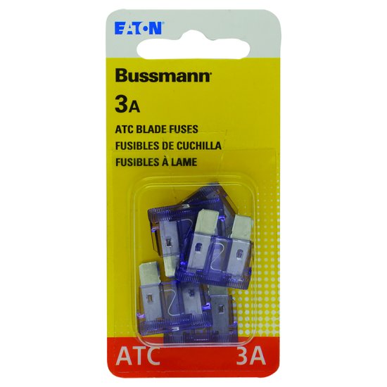 (image for) 3 amps ATC Blade Fuse 5 pk