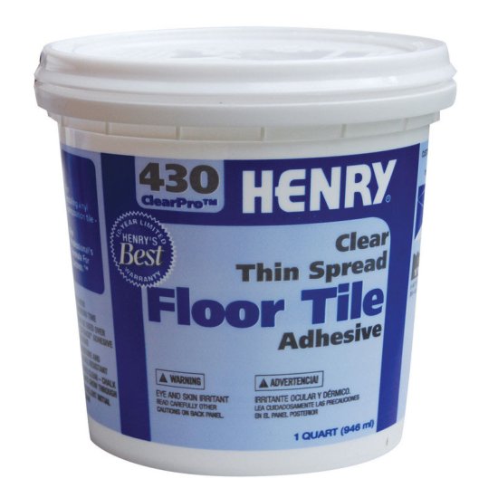 (image for) 430 ClearPro Floor Tile Adhesive 1 qt.