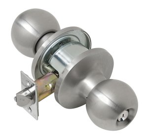 (image for) Satin Stainless Steel Entry Lockset ANSI Grade 2 Empire