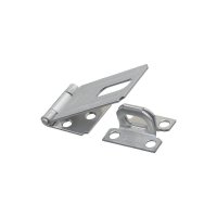 (image for) Safety Hasp, 3-1/4 in L, 1-1/2 in W, Steel, Zinc, 0.44 in Dia Sh