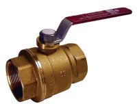(image for) 1-1/4 in. Brass Threaded Ball Valve