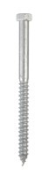 (image for) 3/8 in. x 5 in. L Hex Hot Dipped Galvanized Steel Lag Sc