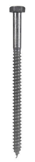 (image for) 5/16 in. x 5 in. L Hex Hot Dipped Galvanized Steel Lag S