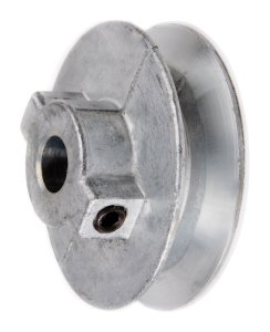 (image for) 2 in. Dia. Zinc Single V Grooved Pulley