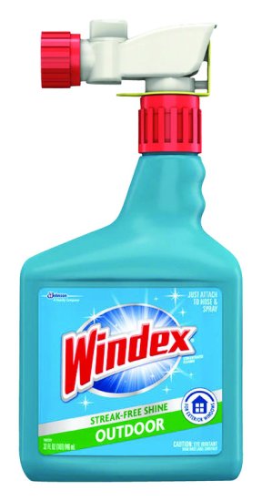 (image for) Windex No Scent Outdoor Glass Cleaner 32 oz Liquid