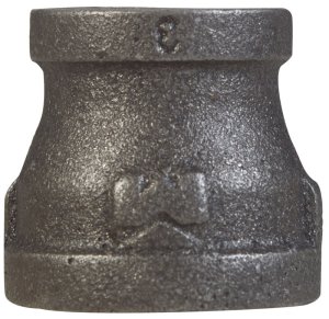 (image for) 1/2 in. FIP x 3/8 in. Dia. FIP Black Malleable Iron Reducing