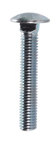 (image for) 1/2 in. Dia. x 3 in. L Zinc-Plated Steel Carriage Bolt 2