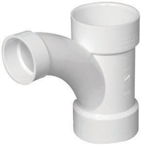 (image for) Schedule 40 4 in. Hub x 4 in. Dia. Hub PVC Long T