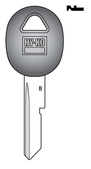 (image for) Automotive Key Blank B49P