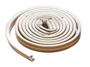 (image for) White Rubber Weatherstrip For Doors and Wi