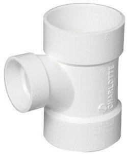 (image for) 1-1/2 in. Hub x 4 in. Dia. Hub PVC Sanitary Tee