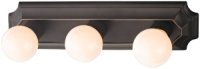 (image for) 18 in. Vanity Light 3-Bulb Oil Rubbed Bronze