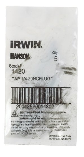 (image for) High Carbon Steel SAE Fraction Tap 1/4 in.-20NC 1 p