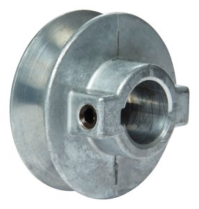 (image for) 2 1/4 in. Dia. Zinc Single V Grooved Pulley