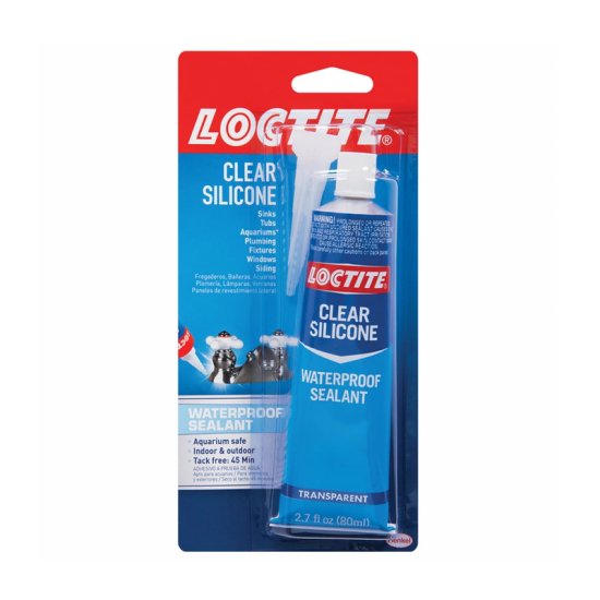 (image for) Loctite Clear Silicone Medium Strength Silicone All-Weather Adhe