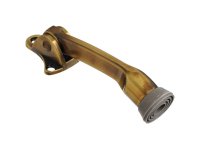 (image for) 2.75 in. H x 4 in. W Metal Antique Gold Kick-Down Door Holde