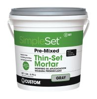 (image for) SimpleSet Gray Thin-Set Mortar 1 gal.