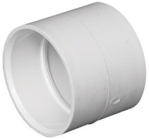 (image for) Schedule 40 2 in. Hub x 2 in. Dia. Hub PVC Coupli