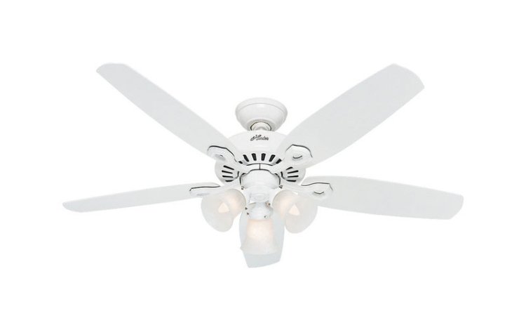 (image for) Fan Builder Plus 52 in. Snow White Indoor Ceiling Fan
