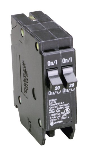 (image for) 20/20 amps Tandem 2-Pole Circuit Breaker Eaton Cutler-Hammer