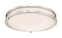 (image for) 15-3/4-Inch Dimmable LED Indoor Flush Mount Ceiling Fixture