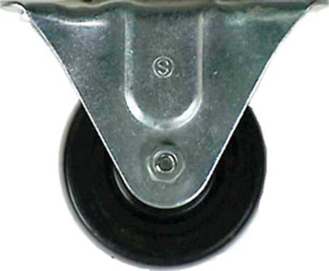 (image for) 4 in. Dia. Soft Rubber Caster 225 lb. 1 pk