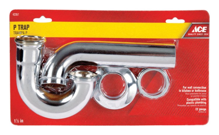 (image for) 1-1/2 in. Dia. Brass P-Trap