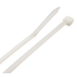 (image for) 11 in. L White Cable Tie 12 pk