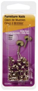 (image for) 7/16 in. Furniture Nickel Stainless Steel Nail Round